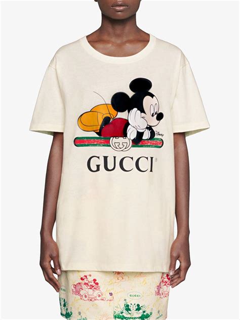 gucci mickey tshirt|mickey mouse wearing Gucci.